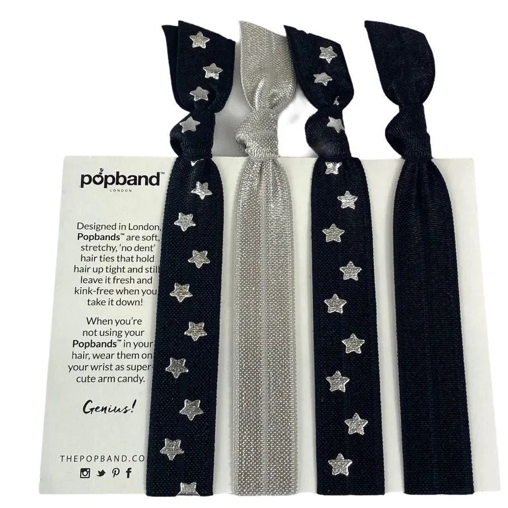 4 hair bands from Popband of London -  NEW